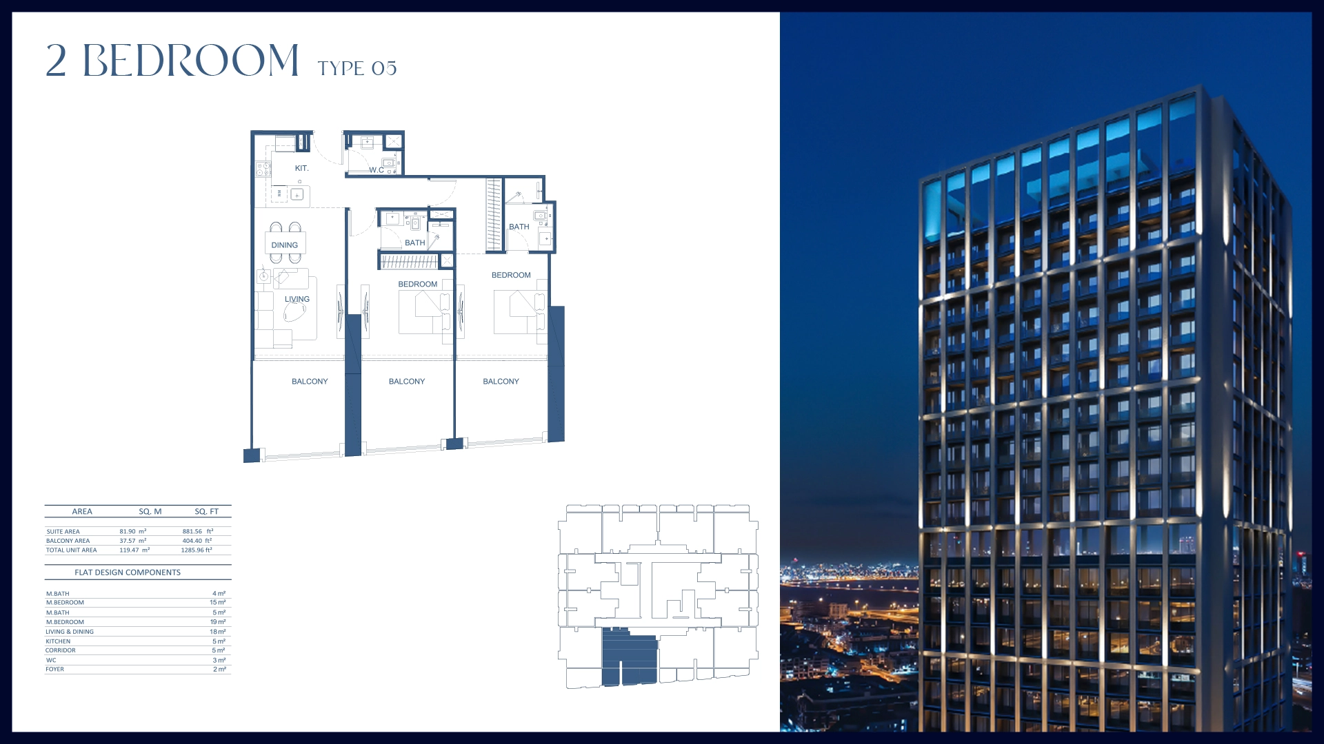 2 BR - Type B